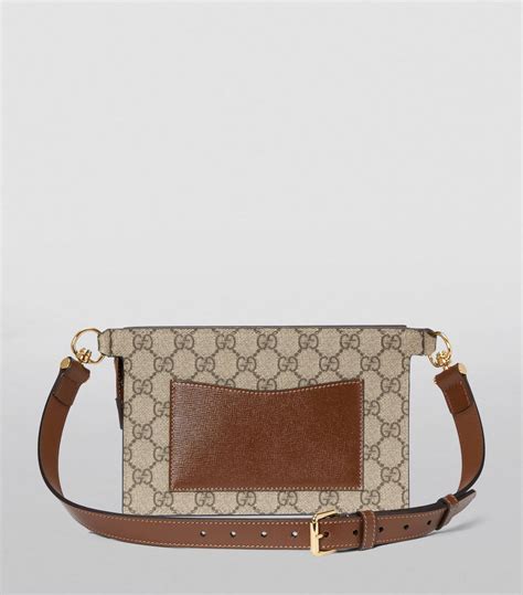 gucci gg supreme web motif belt bag|Gucci interlocking g belt bag.